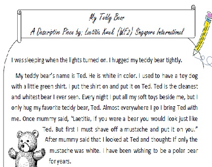 Writing Foundation 2: Descriptive Writing